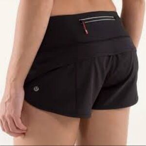 Lululemon Black Speed Shorts